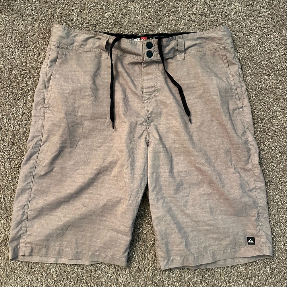 Quiksilver Black and Gray Amphibians Shorts